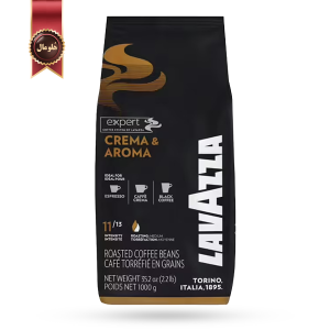 دانه قهوه لاوازا اکسپرت lavazza expert مدل کرما اند آروما Crema & aroma یک کیلویی
