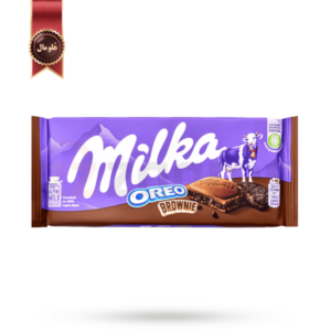 شکلات تخته ای میلکا milka مدل اورئو شکلاتی oreo choco وزن 100 گرم