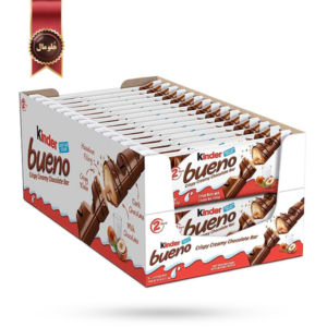 شکلات شیری کیندر بوینو kinder bueno وزن 43 گرم بسته 30 عددی