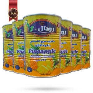 6 عدد پودر شربت رویال royal مدل آناناس pineapple وزن 900 گرم