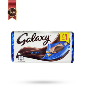 شکلات تخته ای گلکسی galaxy مدل کریسپی crispy وزن 102 گرم