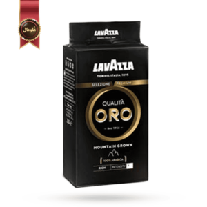 پودر قهوه لاوازا lavazza مدل کوالیتا اورو مشکی Qualita ORO mountain grown وزن 250 گرم