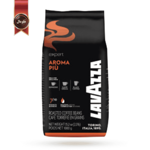 دانه قهوه لاوازا اکسپرت lavazza expert مدل آروما پیو Aroma piu یک کیلویی