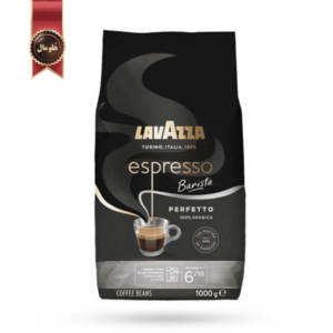 دانه قهوه لاوازا lavazza مدل اسپرسو باریستا پرفتو espresso Barista Perfetto یک کیلویی