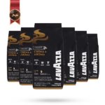 6 بسته دانه قهوه لاوازا اکسپرت lavazza expert مدل کرما اند آروما Crema & aroma یک کیلویی