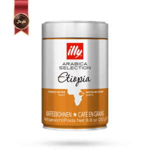 قهوه قوطی ایلی illy مدل اتیوپی etiopia وزن 250 گرم