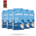 پودر قهوه لاوازا lavazza مدل دک کلاسیک Dek classico وزن 250 گرم بسته 5 عددی