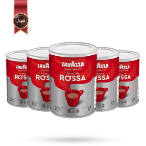 پودر قهوه قوطی لاوازا lavazza مدل کوالیتا روسا Qualita Rossa وزن 250 گرم بسته 5 عددی