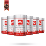 پودر قهوه قوطی ایلی illy مدل کلاسیکو Classico وزن 250 گرم بسته 6 عددی