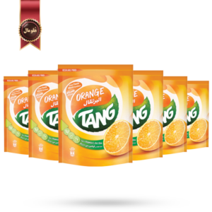 پودر شربت تانج tang مدل پرتقال orange وزن 375 گرم بسته 6 عددی
