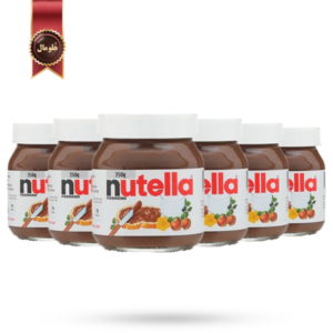 شکلات صبحانه نوتلا nutella ایتالیایی وزن 350 گرم بسته 6 عددی