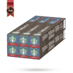 کپسول قهوه استارباکس starbucks مدل رست اسپرسو بدون کافئین espresso roast decaf پک 10 تایی بسته 6 عددی