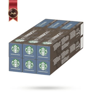 کپسول قهوه استارباکس starbucks مدل رست اسپرسو espresso roast پک 10 تایی بسته 6 عددی