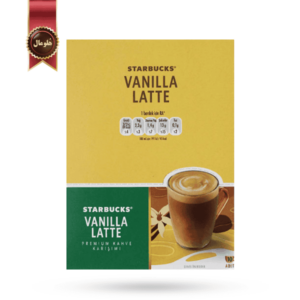 قهوه فوری استارباکس starbucks مدل وانیل لاته vanilla latte پک 10 ساشه ای