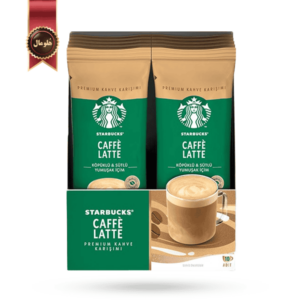 قهوه فوری استارباکس starbucks مدل کافه لاته caffe latte پک 10 ساشه ای
