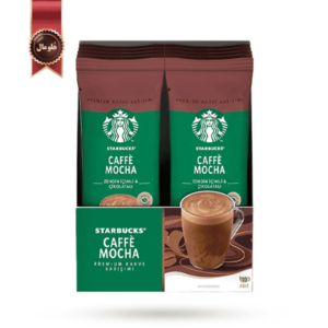 قهوه فوری استارباکس starbucks مدل کافه موکا caffe mocha پک 10 ساشه ای