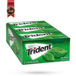 آدامس تریدنت trident مدل نعناع spearmint بسته 12 عددی