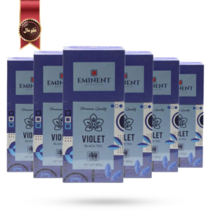 چای امیننت eminent مدل ویولت violet وزن 250 گرم بسته 6 عددی