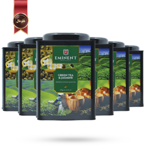 چای امیننت eminent مدل چای سبز و یاسمین green tea & jasmine وزن 250 گرم بسته 6 عددی