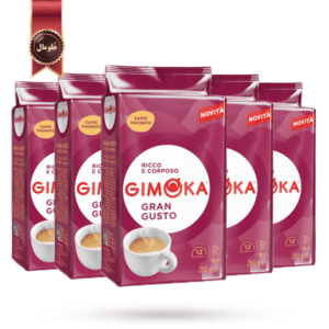 5 عدد پودر قهوه جیموکا gimoka مدل گرن گوستو gran gusto وزن 250 گرم