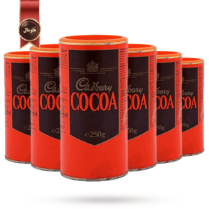 پودر کاکائو کدبری Cadbury cocoa powder وزن 250 گرم بسته 6 عددی