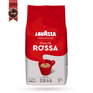 دانه قهوه لاوازا lavazza مدل کوالیتا روسا Qualita Rossa یک کیلویی