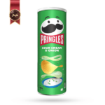 چیپس پرینگلز pringles مدل خامه ترش و پیاز sour cream & onion وزن 165 گرم