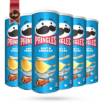 6 عدد چیپس پرینگلز pringles مدل سرکه نمکی salt & vinegar وزن 165 گرم