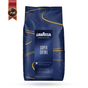 دانه قهوه لاوازا lavazza مدل سوپر کرما Super Crema یک کیلویی