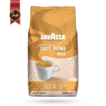 دانه قهوه لاوازا lavazza مدل کافه کرما دولچه caffe Crema Dolce یک کیلویی