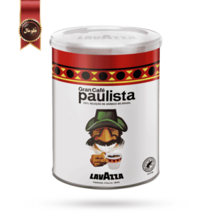 پودر قهوه قوطی لاوازا lavazza مدل گرن کافه پائولیستا gran cafe paulista وزن 250 گرم