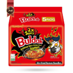 نودل سامیانگ samyang مدل بولداک تند دبل buldak spicy2 وزن 140 گرم پک 5 تایی