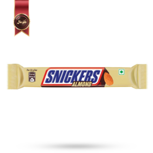 شکلات اسنیکرز snickers مدل بادام almond وزن 22 گرم