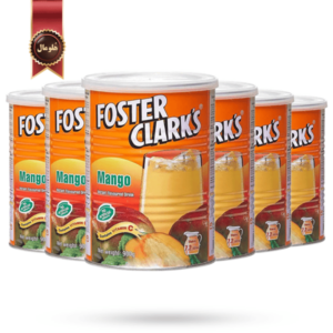 پودر شربت فوستر کلارکس foster clarks مدل انبه mango وزن 900 گرم بسته 6 عددی