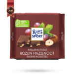 شکلات تخته ای ریتر اسپرت Ritter sport مدل فندق کشمشی rozijn hazelnoot وزن 100 گرم
