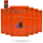 چای تی بگ بارمال bharmal مدل زعفران و هل Saffron & Cardamom پک 20 تایی بسته 6 عددی