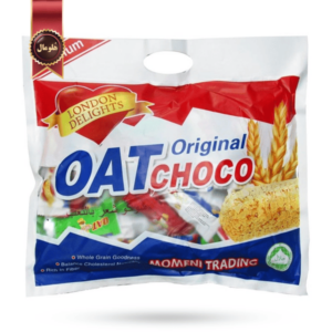 شکلات غلات اوت چوکو Oat choco مدل london delights وزن 400 گرمی