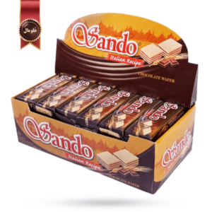 24 عدد ویفر شکلاتی ساندو Chocolate Wafer Sando وزن 32 گرم