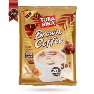 کافی میکس تورابیکا torabika مدل شکر قهوه ای brown coffee پک 20 ساشه ای