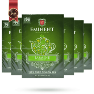 چای امیننت eminent مدل چای سبز یاسمین jasmine green tea وزن 200 گرم بسته 6 عددی