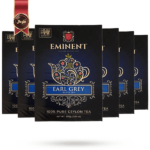 چای سیاه امیننت eminent مدل ارل گری earl grey وزن 200 گرم بسته 6 عددی