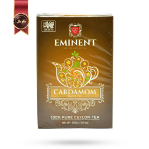 چای سیاه امیننت eminent مدل هلدار cardamom وزن 200 گرم