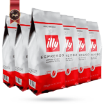 6 عدد قهوه ایلی illy مدل اسپرسو مدیوم رست espresso medium roast یک کیلویی