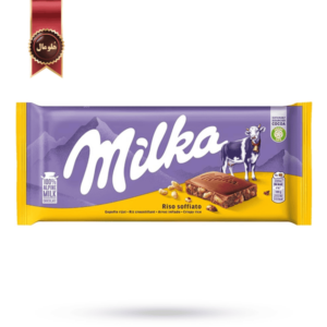 شکلات تخته ای میلکا milka مدل کورن فلکس وزن 100 گرم