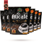 پودر قهوه علی کافه Alicafe مدل بلک گلد black gold پک 40 تایی بسته 6 عددی