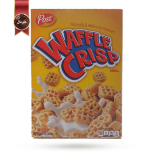 غلات صبحانه پست post مدل وافل کریسپ waffle crisp وزن 326 گرم