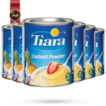 پودر کاسترد تیارا Tiara custard powder وزن 300 گرم بسته 6 عددی