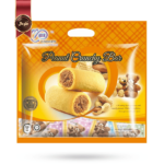 ماس کوکی mas cookies مدل میله ترد بادام زمینی peanut crunchy bar وزن 300 گرم