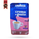پودر قهوه لاوازا lavazza مدل کرما اِ گاستو موکاپات دولچه Crema e gusto mokapot dolce وزن 250 گرم