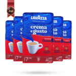 پودر قهوه لاوازا lavazza مدل کرما اِ گاستو موکاپات کلاسیک Crema e gusto mokapot classico وزن 250 گرم بسته 5 عددی